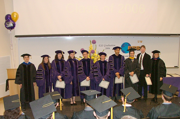 UW ESS Graduate Students of 2006 group photo
