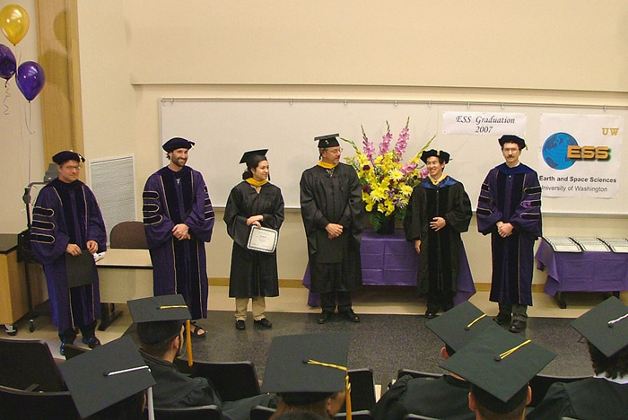 UW ESS Graduate Students of 2007 group photo