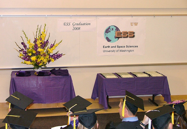 UW ESS Graduation 2014 stage photo