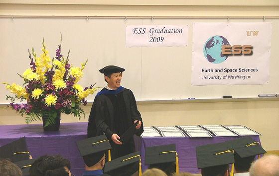 UW ESS Graduation 2009 stage photo