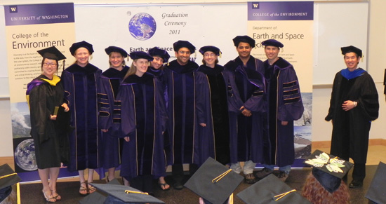 UW ESS Graduate Students of 2011 group photo