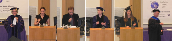 UW ESS Graduation 2011 Speakers photo