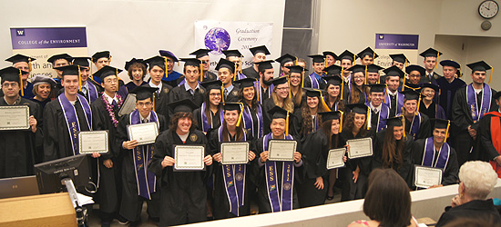 UW ESS UnderGraduate Students of 2012 group photo