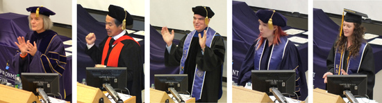 UW ESS Graduation 2014 Speakers photo