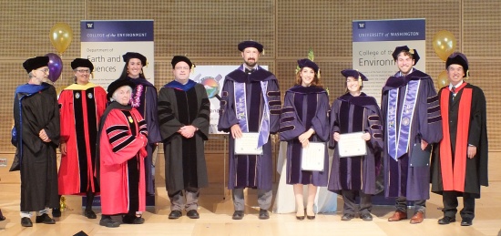 UW ESS Masters of Science for 2015 group photo